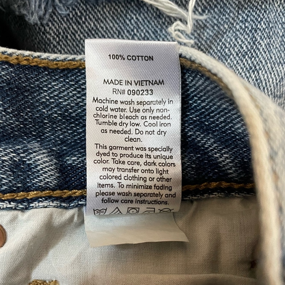 Pacsun Distressed High Rise Straight Leg Jeans - Picture 9 of 9